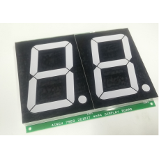 7SEG 2 Digit Display 4" with SIPO based 3 Wire Control